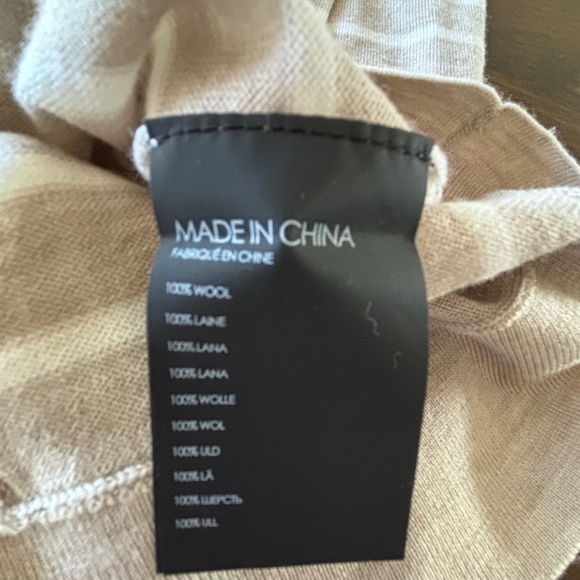 Club Monaco NWT MacKenzie striped sweater 100% wool colour Oatmeal size S - Picture 12 of 16